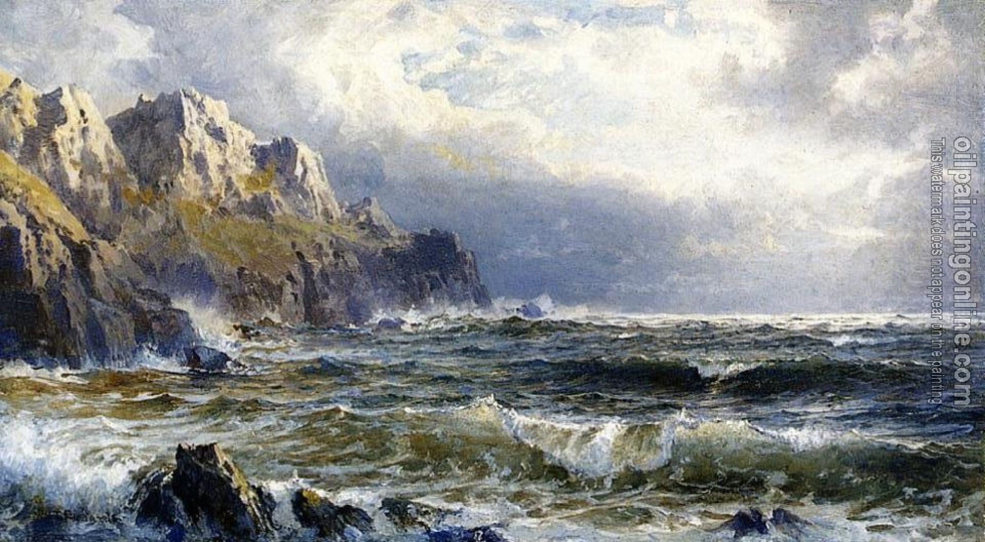 Richards, William Trost - Moye Point, Guernsey, Channel Islands